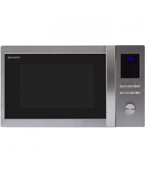 SHARP R-922STWE - Micro ondes grill Inox - 32 L - 1000 W - Grill 1100 W - Four 2500 W - Pose libre