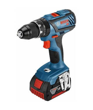 Perceuse-visseuse a percussion Bosch Professional GSB 18V-28 + 2 batteries 4,0Ah + chargeur GAL18V40 + L-Boxx - 06019H400C