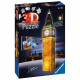 Puzzle 3D Big Ben illuminé - Ravensburger - Monument 216 pieces - sans colle - avec LEDS couleur - Des 8 ans