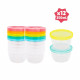 Badabulle Lot de 12 badabowls - Boîtes de conservation gradués 250ml - Surface réinscriptible