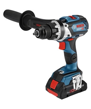 Perceuse-visseuse Bosch Professional GSR 18V-110 C + 2 batteries ProCore 4,0Ah + chargeur GAL 1840 + L-BOXX - 06019G010B