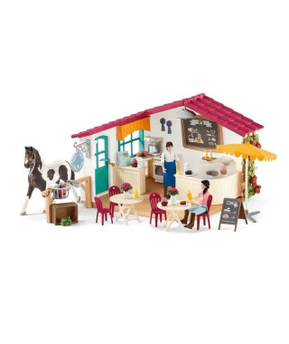 Coffret SCHLEICH - Café des cavaliers - Horse Club - Multicolore - Enfant