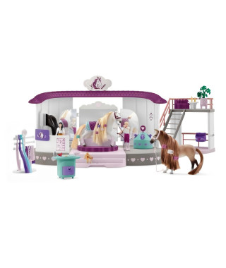 Coffret SCHLEICH - Salon de Beauté - Sofia's Beauties - Extérieur - Enfant - Violet