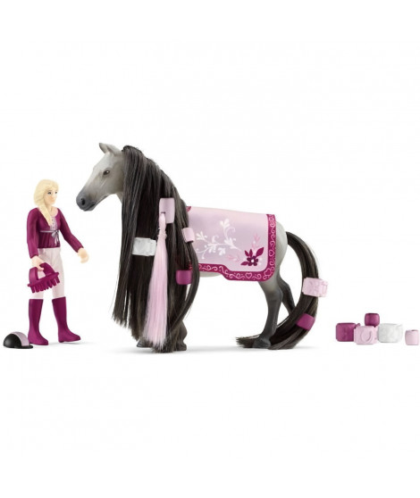 SCHLEICH - Coffret cheval a coiffer Sofia et Dusty - Sofias' Beauties - 42584 - Gamme Sofia's Beauties