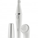 Braun FaceSpa 810 Épilateur Électrique Femme Visage et Épilation, Brosse Nettoyante, Pour Épilation et Nettoyage Du Visage