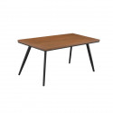 Table a manger de jardin - Acier + Bois - 160 x 80 x 74 cm