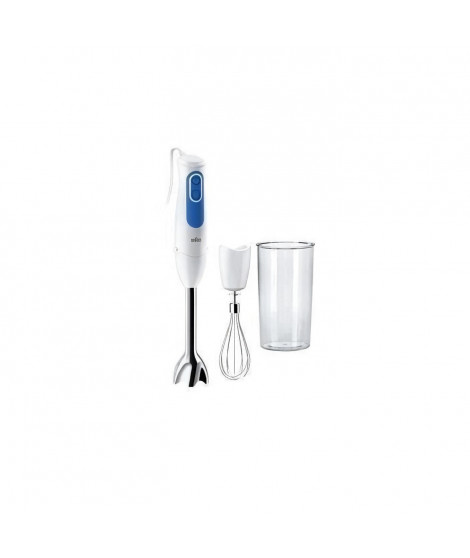 Mixeur a main BRAUN MQ3005WH Cream - 750 W - Blanc - Bleu