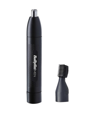 Tondeuse nez/oreilles/sourcils - BaByliss - E652E - pour des finitions parfaites, avec deux tetes interchangeables