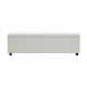 Banc coffre BOX - Simili blanc - L 160 cm - Rangement pratique et design