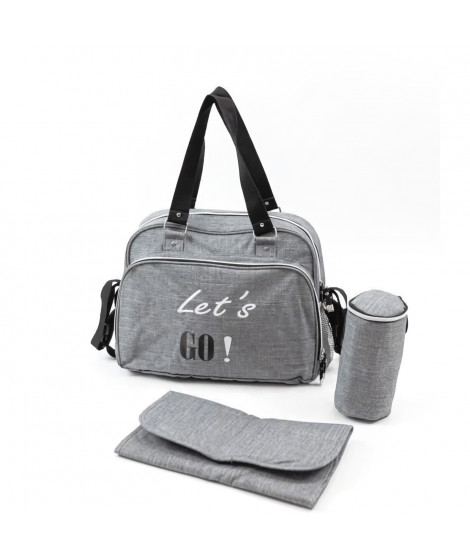 BABY ON BOARD Sac a langer SIMPLY Lets'Go - gris