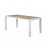 Table de jardin rectangulaire - 160 cm - Aluminium