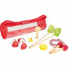 JEUJURA Pack de jeux d'adresse : diabolo, bilboquet, corde a sauter, yoyo, toupie, trois balles de jonglage