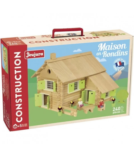 JEUJURA Maison en rondins - 240 pieces