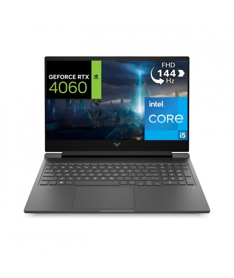 PC Portable Gamer HP Victus 16-r0024nf - 16,1 FHD 144Hz - Core i5-13500H - RAM 16Go - 512Go SSD -RTX 4060 8Go-Sans windows - …