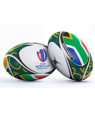 Ballon de rugby - Afrique du Sud - GILBERT - Replica RWC2023 - Taille 5