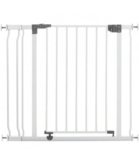 Dreambaby barriere de sécurité et extensionLiberty s'adapte a des ouvertures comprises entre 84 et 90 cm de largeur Blanc