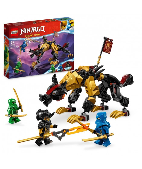 LEGO NINJAGO 71790 Le Chien de Combat Dragon Imperium, Jouet de Ninja avec Figurines de Monstre