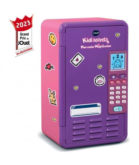 Casier MagicLocker VTECH KidiSecrets rose - 6-12 ans - Code secret a 6 chiffres