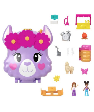 Polly Pocket - Coffret Aventure Du Llama - Mini-Univers - 4 Ans Et +