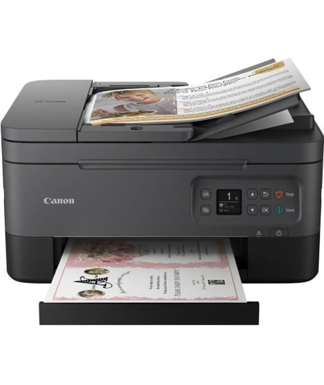 Imprimante Multifonction - CANON PIXMA TS7450a - Jet d'encre bureautique et photo - Couleur - WIFI - Noir