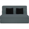 Banquette BZ Dunlopillo - Gris - Matelas Slyde 13cm - Anti-acarien, antibactérien, anti-moisissure