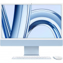 Apple - 24 - iMac Retina 4,5K (2023) - Puce Apple M3 - RAM 8Go - Stockage 512Go - GPU 10 coeurs - Bleu