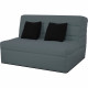 Banquette BZ Dunlopillo - Gris - Matelas Slyde 13cm - Anti-acarien, antibactérien, anti-moisissure