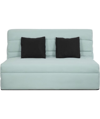 Banquette BZ 2 places - DUNLOPILLO - ReVEUR - Matelas Slyde Dunlopillo 188x138 - Vert