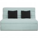 Banquette BZ 2 places - DUNLOPILLO - ReVEUR - Matelas Slyde Dunlopillo 188x138 - Vert