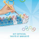 Bandai - Rainbow Loom Combo Set  Fabrication de bracelets - Métier a tisser avec 2300 élastiques  Charms et Perles - ? CD00102