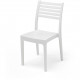 Chaise de jardin OLIMPIA ARETA - Blanc - Lot de 4 - 52 x 46 x H 86 cm - Résine de synthese