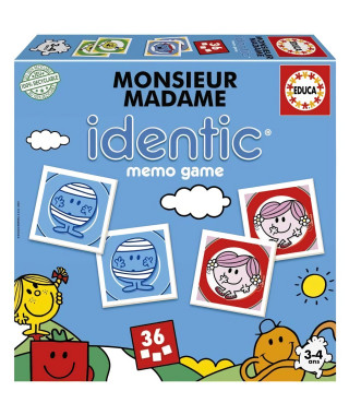 MONSIEUR MADAME - IDENTIC - Jeu de mémoire