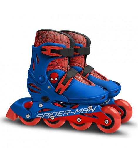 SPIDERMAN Patins en Ligne Ajustable Taille 30-33