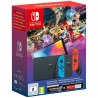 Console Nintendo Switch - Modele OLED  Bleu Néon & Rouge Néon + Mario Kart 8 Deluxe (Code) + 3 mois d'abonnement NSO (Code)