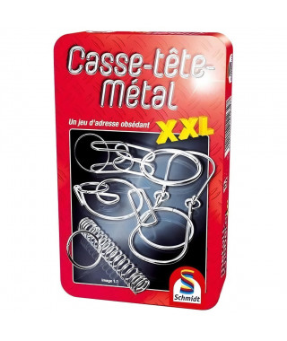 Casse-tete-métal XXL - SCHMIDT SPIELE - Jeu de voyage - poche - Intérieur - Enfant - Gris