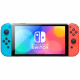 Console Nintendo Switch - Modele OLED  Bleu Néon & Rouge Néon + Mario Kart 8 Deluxe (Code) + 3 mois d'abonnement NSO (Code)