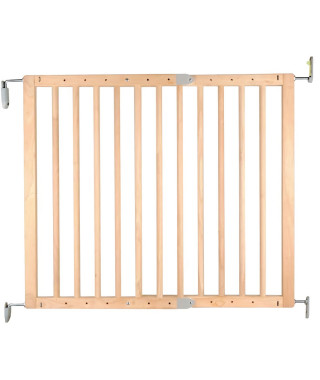 NORDLINGER PRO Barriere de sécurité Enfant PRUNE- 69 a 107 cm - Bois - Pivotante - Ouverture facile