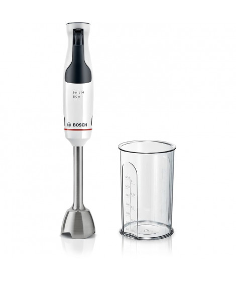 Mixeur plongeant BOSCH ErgoMaster Série 4 - 600 W - 4 lames QuattroBlade