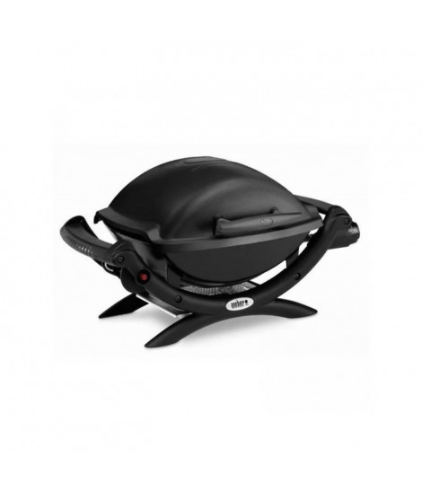 Barbecue a gaz WEBER Q1000 avec stand - Grille acier 455x39 cm - Tuyau et détendeur fournis - Noir