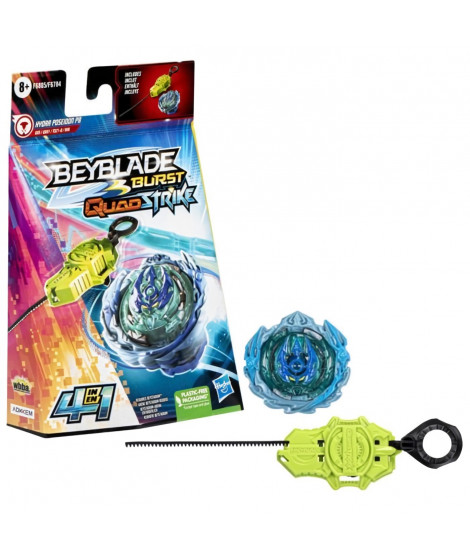 Toupie Beyblade Burst QuadStrike - BEYBLADE - Pack Hydra Poseidon - Mixte - 8 ans et plus