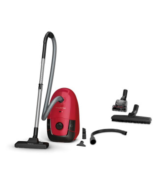 ROWENTA Power XXL YY4953FE - Aspirateur avec sac, Capacité 4.5 L, Silencieux, Accessoires maison, poils d'animaux et voiture