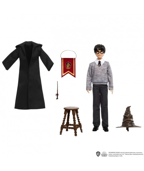 HARRY & LE CHOIXPEAU MAGIQUE - MATTEL - HND78 - POUPEE MANNEQUIN HARRY POTTER