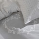 PARURE DE LIT TODAY - HOUSSE DE COUETTE 2460X240 + 2 TAIES D OREILLER 63X63 - 100% COTON 57 fils - Constance