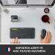 LOGITECH - Clavier K380 - Multi-Device Bluetooth Keyboard - AZERTY - Noir