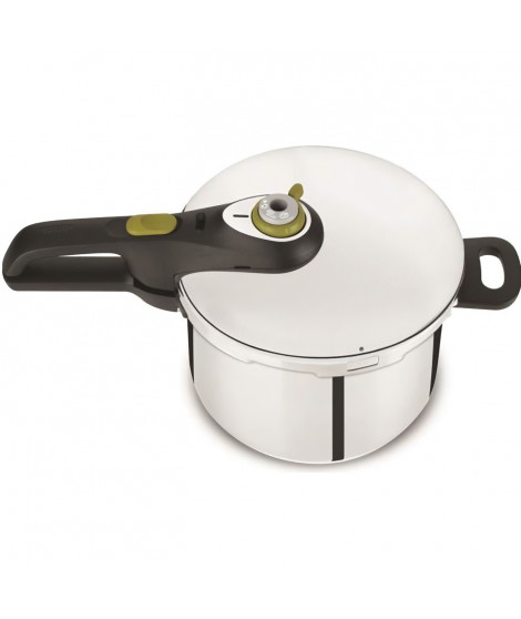 TEFAL Cocotte-minute, Induction, Inox, Ouverture par glisse, Autocuiseur, Cuisson pression, Poignée fixe P2534046