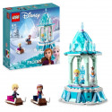 LEGO Disney Princesse 43218 Le Manege Magique d'Anna et Elsa, Jouet Reine des Neiges avec Figurine Olaf