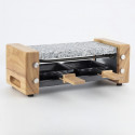 Raclette et pierre a cuire 2 personnes - HKoeNIG - Design bois