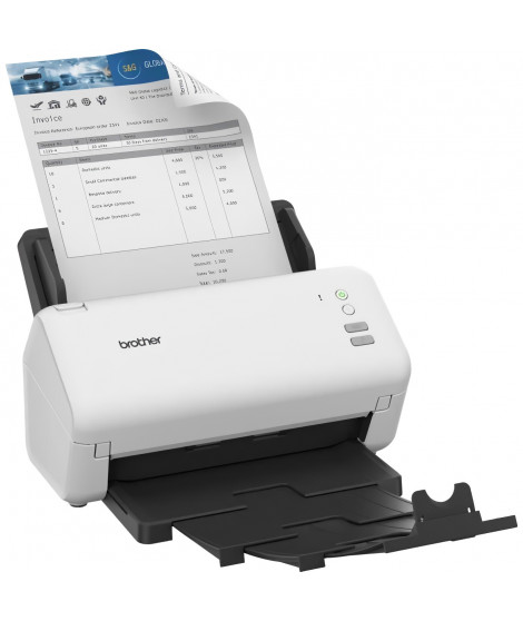 Scanner - BROTHER - ADS-4100 - Documents Bureautique - Recto-Verso - 70 ppm/35 ipm - ADS4100RE1