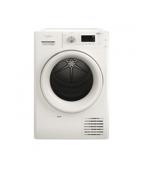 Seche-linge a condensation WHIRLPOOL FFTCM118XBFR - 8kg - L60cm - Classe B - Blanc