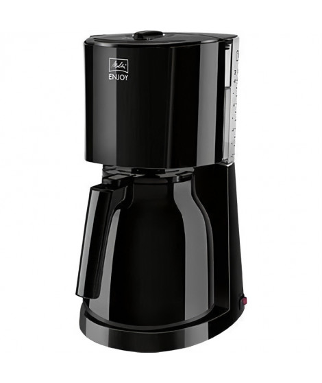 Cafetiere filtre MELITTA - Enjoy II Therm Noir 1017-06 - 1000W - AromaSelector - Systeme anti-gouttes